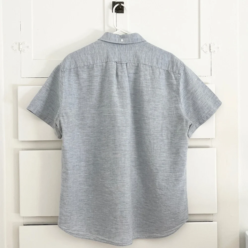 J. Crew Baird McNutt Linen Cotton Button Down Shirt XL